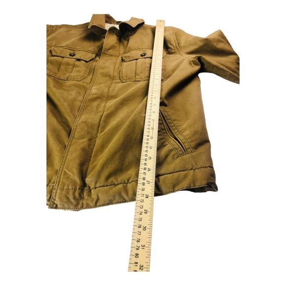 3280 Old Navy Men's Canvas Chore Coat Faux Sherpa XXL Hunting Work Jacket - Picture 8 of 9